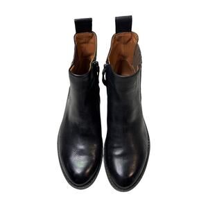 Franco Sarto Linc Nordstrom Women's 6.5 Black Leather Ankle Chelsea Boots